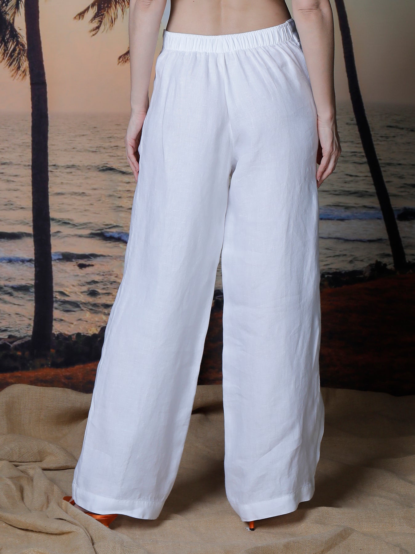 パンツ IRENISA VOLUME PANTS WITH LINEN BELT BK パンツ IRENISA VOLUME PANTS WITH LINEN BELT BK IRENISA