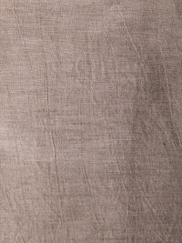 Short-sleeve blouse with V-neckline in linen