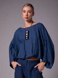 "Spheres" necklace with resin charm